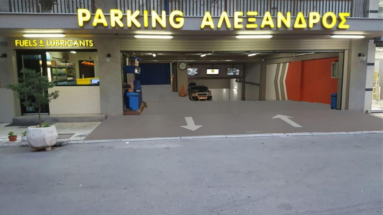Bella Suite City Center, Parking Tesalónica Exterior foto